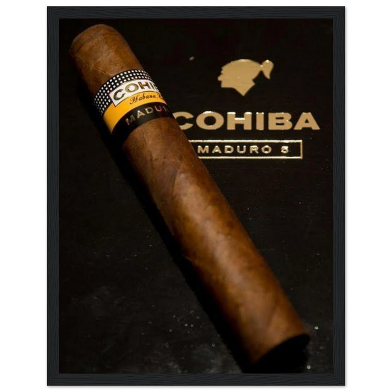 Cohiba Maduro 5 Vintage Cigar Poster