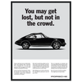Porsche Vintage Poster - Lost