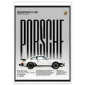 Porsche 930 Turbo 1975 Vintage Poster Ad