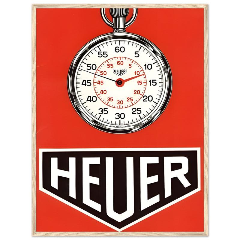Heuer 1963 Vintage Poster Ad