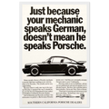 Porsche - German Speaking Vintage Poster
