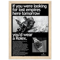 Rolex Submariner Vintage Poster Ad