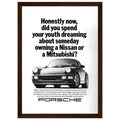 Porsche 911 Vintage Ad Poster