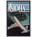 American Airlines AALOHA 1981 Vintage Poster Ad