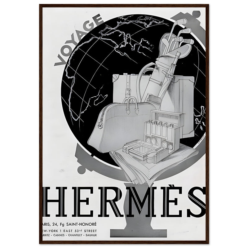 Hermes Voyage Vintage Poster