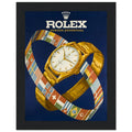 Rolex Advertising Golden Age Oyster Perpetual Vintage Poster