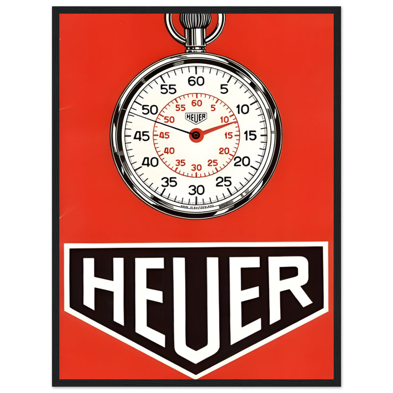 Heuer 1963 Vintage Poster Ad