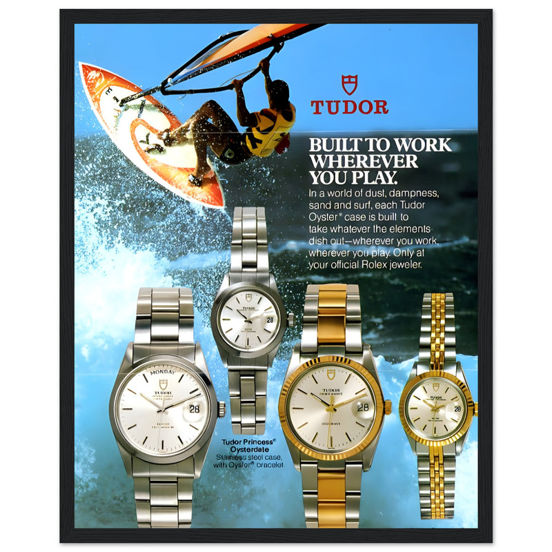Tudor Vintage Poster Ad