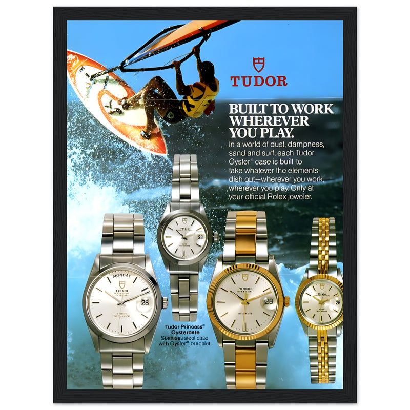 Tudor Vintage Poster Ad