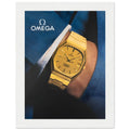Omega Gold Vintage Poster Ad
