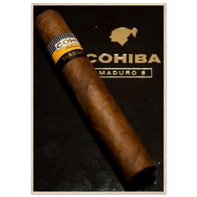 Cohiba Maduro 5 Vintage Cigar Poster