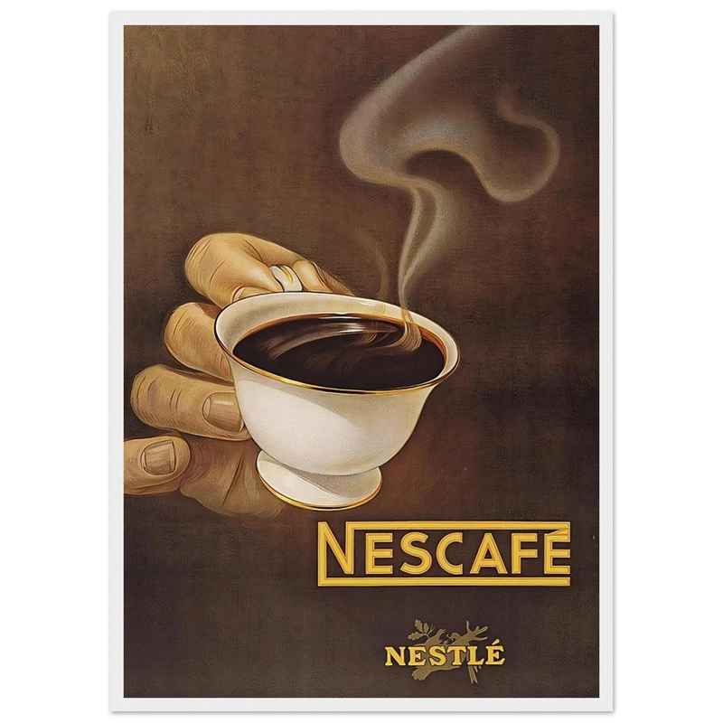 Nestle Nescafe Vintage Poster