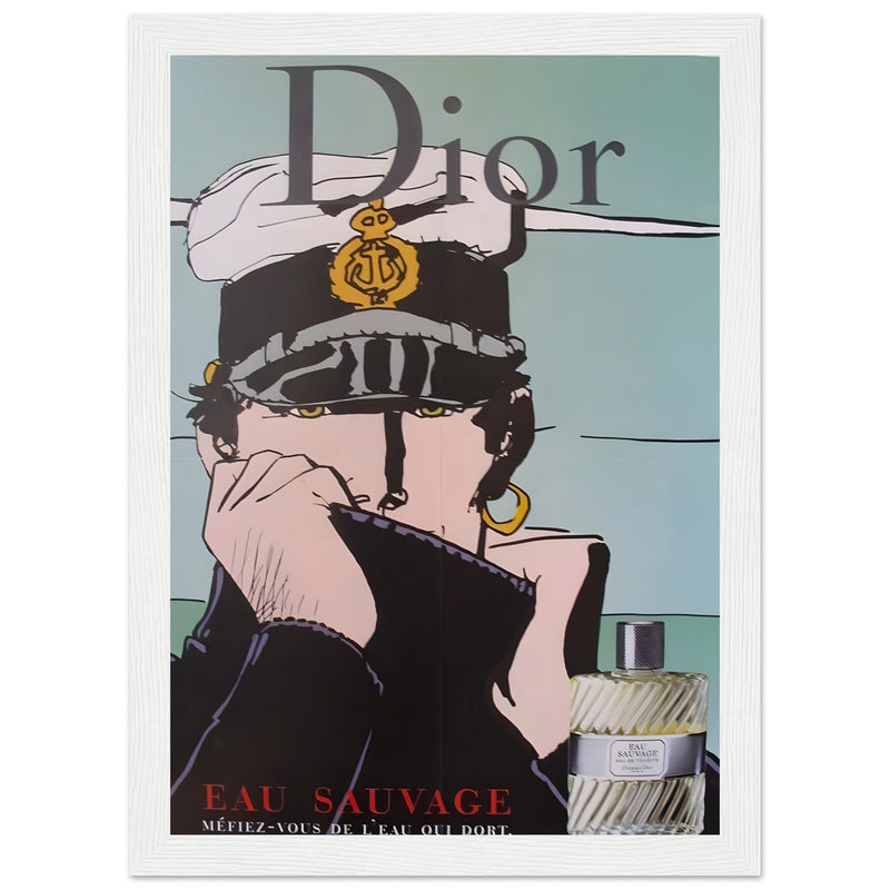 Dior Eau Sauvage Captain Vintage Poster