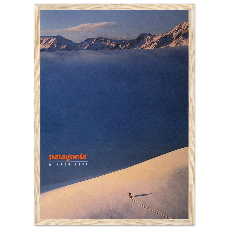 Patagonia Vintage Poster Ad - Winter 1990