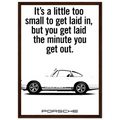 Porsche Vintage Poster  White 911