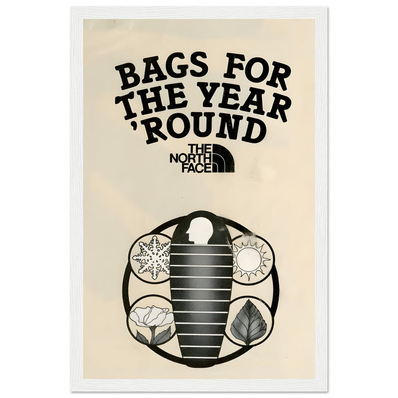 The North Face Sleeping Bags Vintage Poster