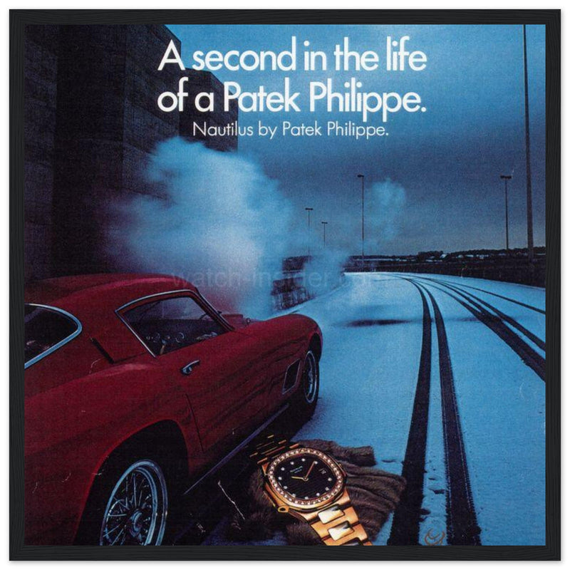 Patek Philippe A Second In the Life Vintage Poster Ad