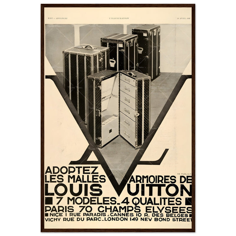 Louis Vuitton Paris Vintage Poster Ad