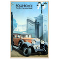 Rolls-Royce Best Car In The World Vintage Poster Ad