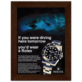 Rolex Oyster Perpetual Vintage Poster - Premium Matte