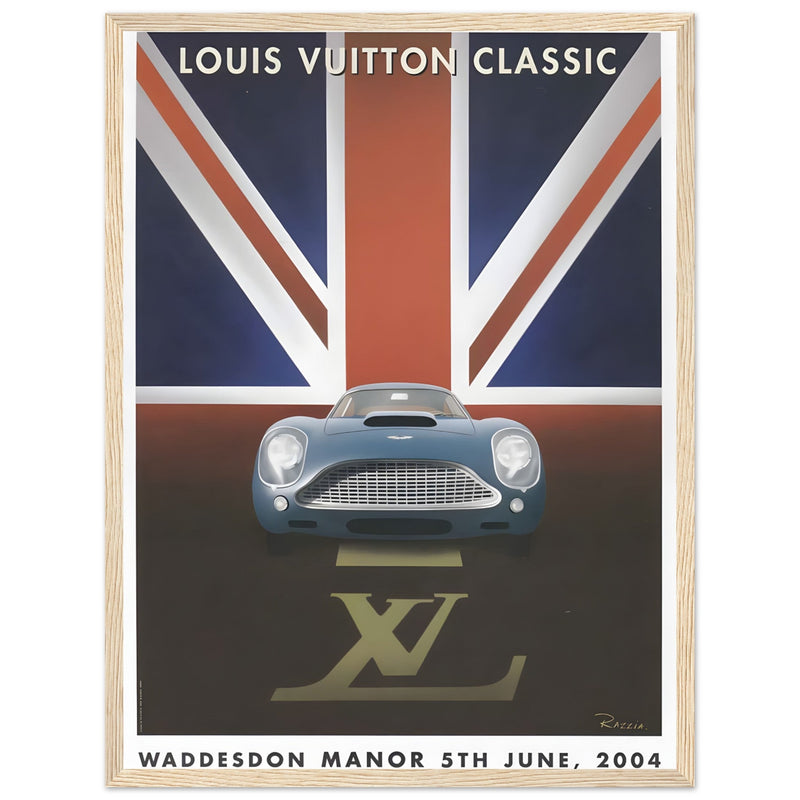 Louis Vuitton Classic Car Show Vintage Poster Ad