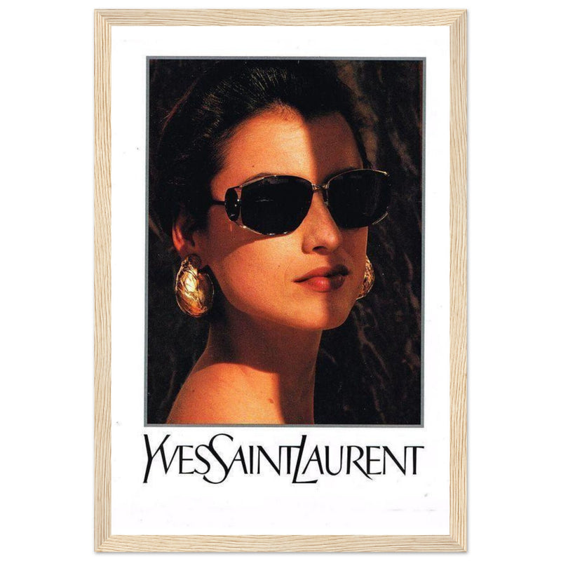 Yves Saint Laurent Vintage Poster