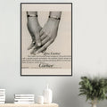 Cartier Love Bangles Vintage Poster