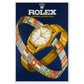 Rolex Advertising Golden Age Oyster Perpetual Vintage Poster