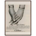 Cartier Love Bangles Vintage Poster