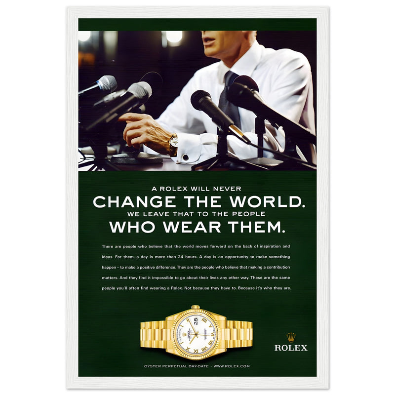 Rolex Day-Date Vintage Poster Ad