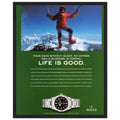Rolex Life is Good Vintage Poster Ad