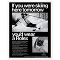 Rolex Ski Vintage Poster Ad