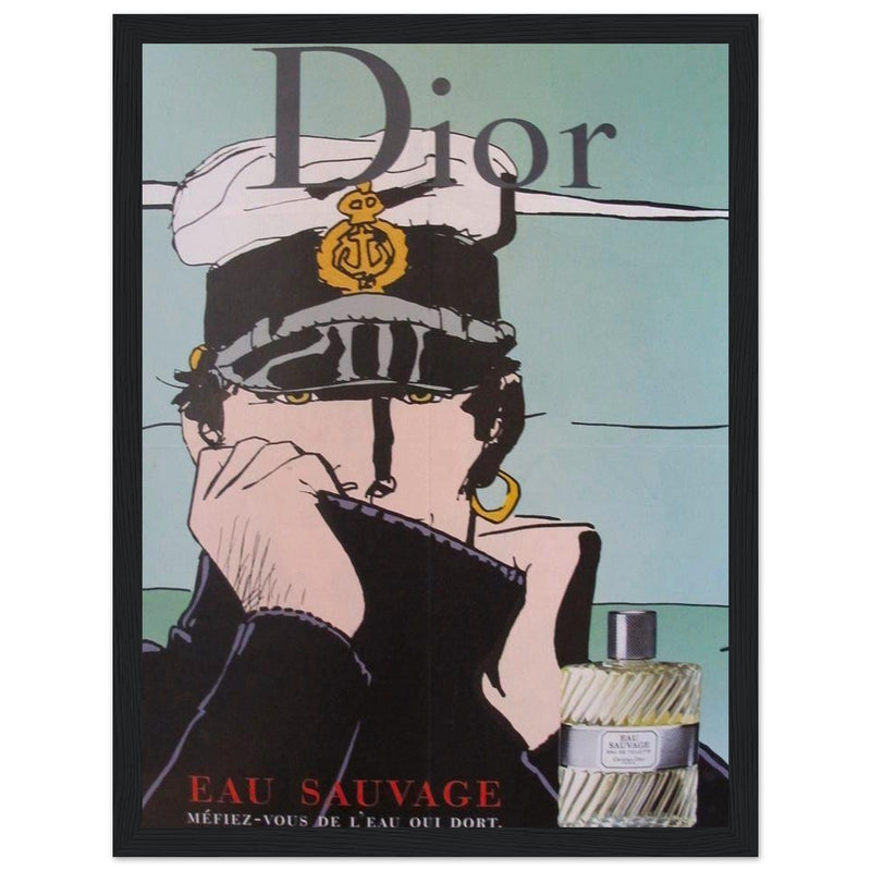Dior Eau Sauvage Captain Vintage Poster