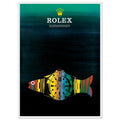 Rolex Submariner Fish Vintage Poster Ad - Premium Matte Paper
