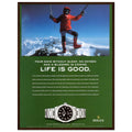 Rolex Life is Good Vintage Poster Ad