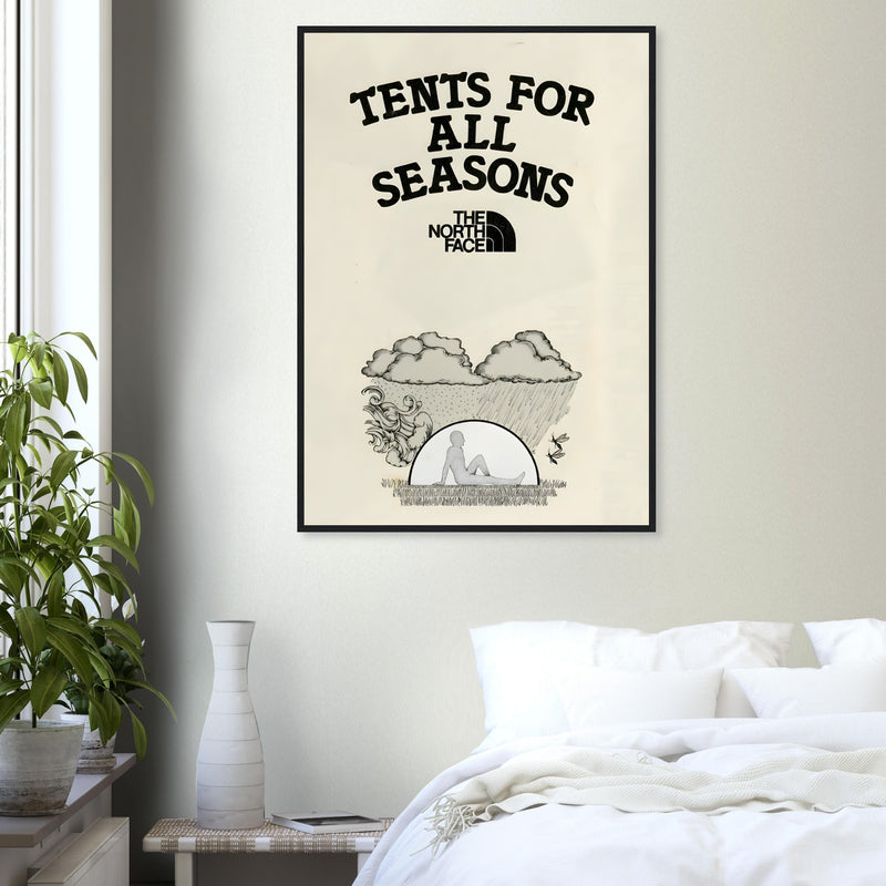 The North Face All Season Vintage Poster