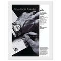 Rolex Lamar Hunt Vintage Poster Ad