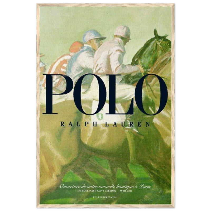 Polo Ralph Lauren Paris Vintage Poster Ad