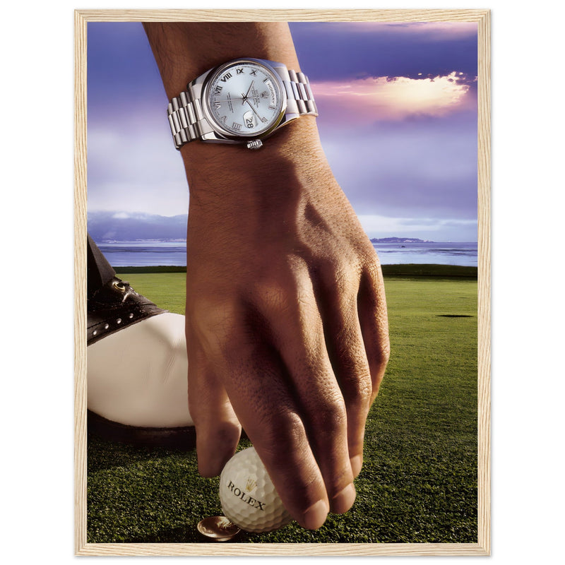 Rolex Day-Date Golfing Vintage Poster