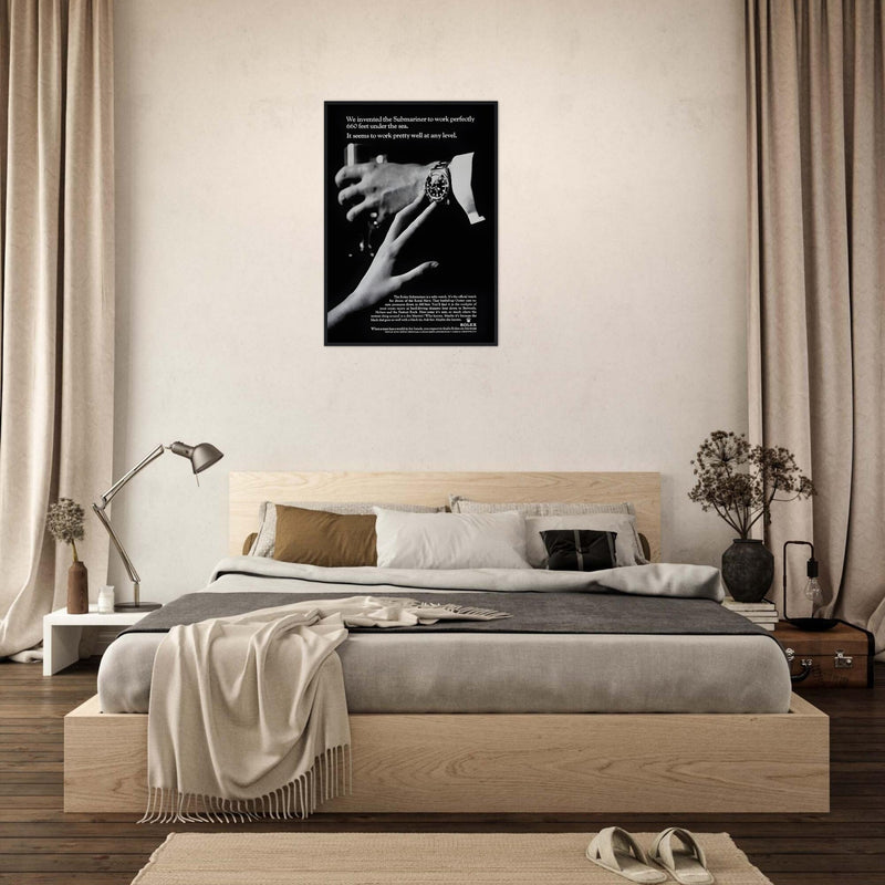 Rolex Submariner Any Level Vintage Poster Ad