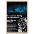 Rolex Oyster Perpetual Vintage Poster - Premium Matte