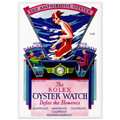 Rolex Amphibious Oyster Vintage Poster