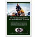 Rolex Oyster Perpetual Explorer Vintage Poster Ad