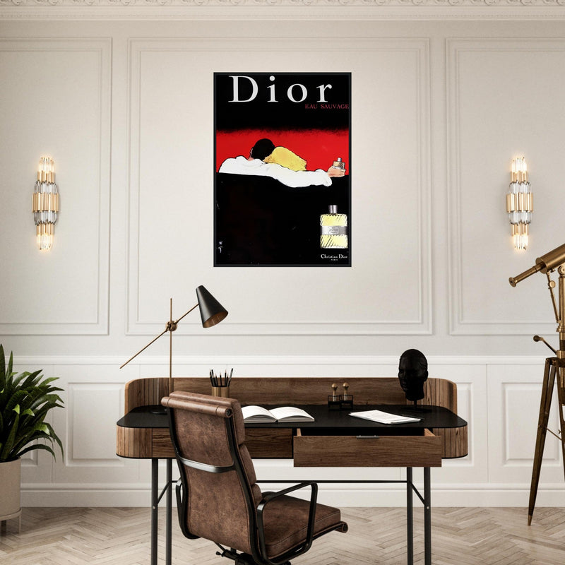 Dior Eau Sauvage Vintage Poster Ad