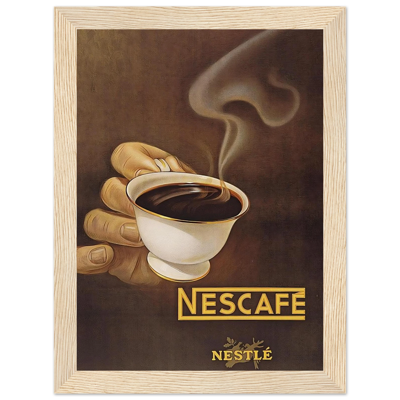 Nestle Nescafe Vintage Poster