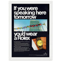 Rolex Day-Date UN Vintage Poster Ad
