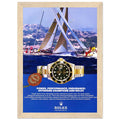 Rolex Submariner Offshore Champions Vintage Poster Ad