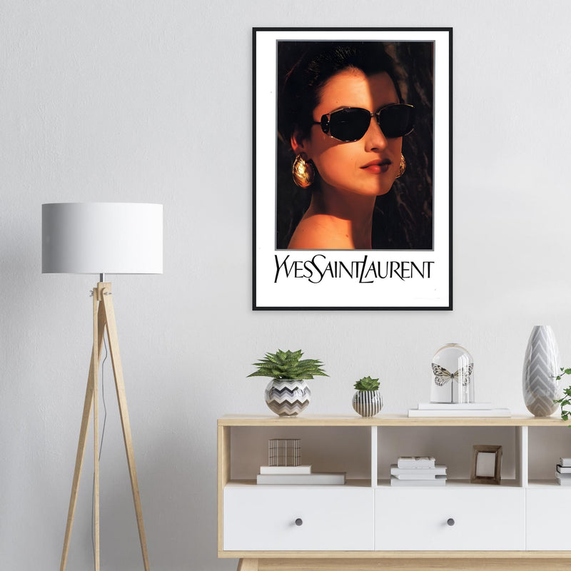 Yves Saint Laurent Vintage Poster