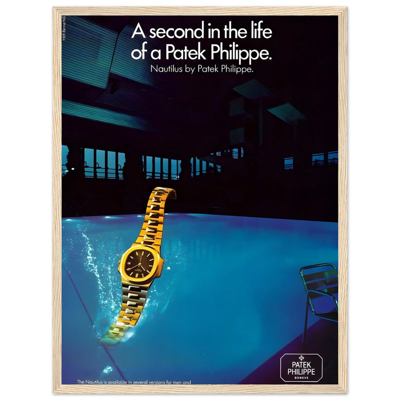 Patek Philippe A Second In the Life Vintage Poster
