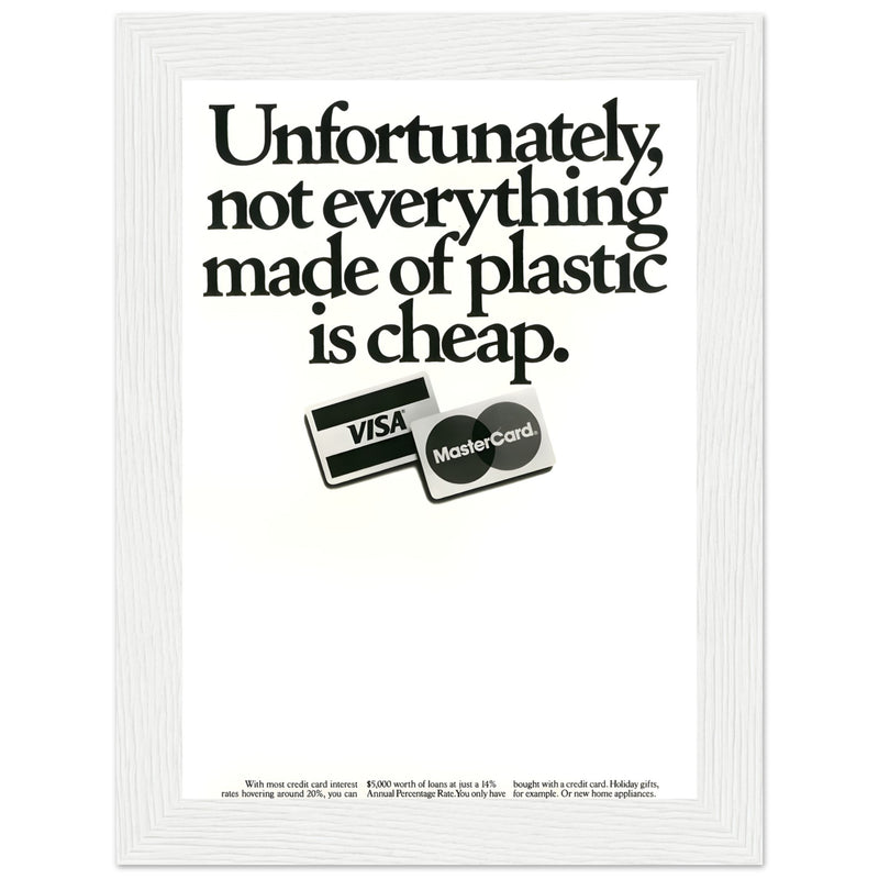 Visa Mastercard Vintage Poster